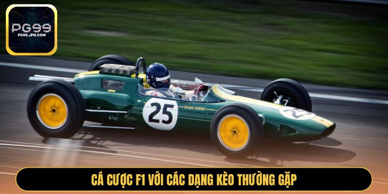 Cá cược F1 với các dạng kèo thường gặp