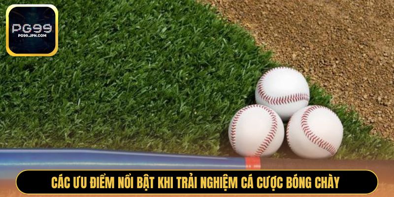 Các ưu điểm nổi bật khi trải nghiệm cá cược bóng chày