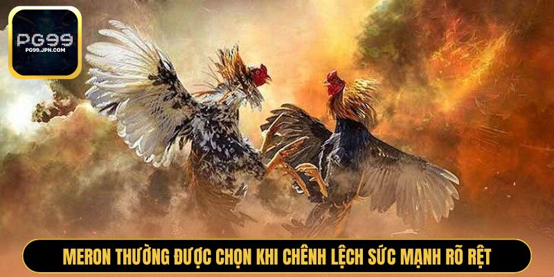Meron thường được chọn khi chênh lệch sức mạnh rõ rệt
