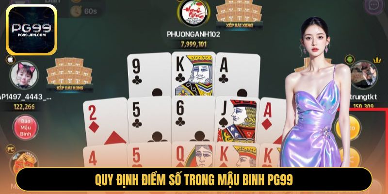 Quy định điểm số trong Mậu Binh PG99