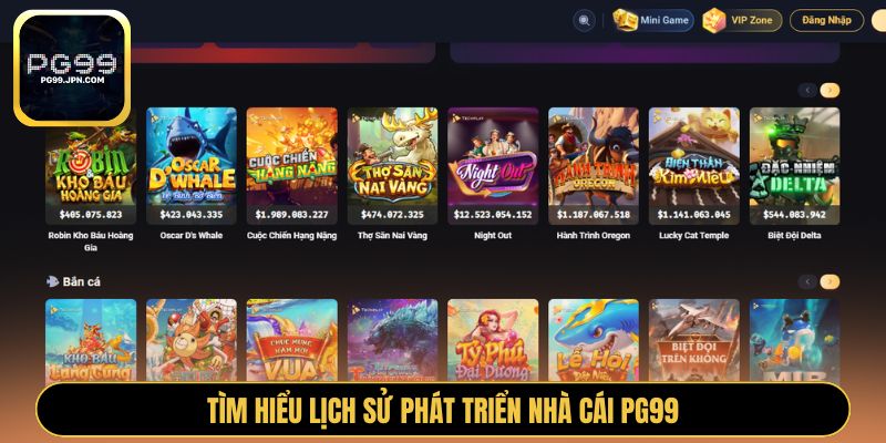Tìm hiểu lịch sử phát triển nhà cái PG99